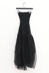 marc le bihan strapless dress 21924 black (21925 )